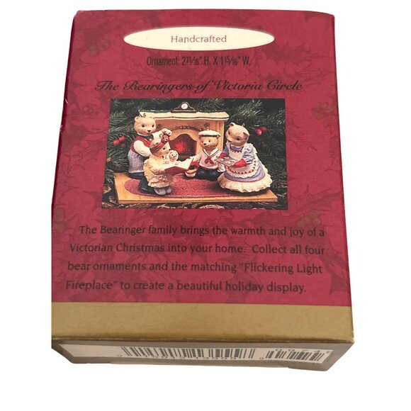 Vtg Hallmark 1993 The Bearingers Collection Ornament Set of 3 (Out Of 4) - Picture 9 of 15